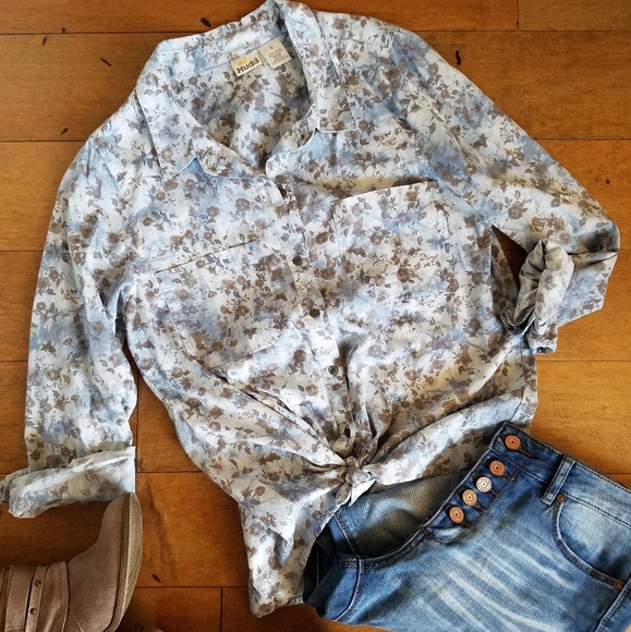 Mudd Tops - Mudd floral button down
